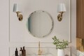 Oglinda decorativa, Siam, Ozze, 60x60x2 cm, MDF , Marmura