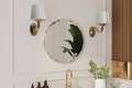 Oglinda decorativa, Siam, Ozze, 60x60x2 cm, MDF , Marmura