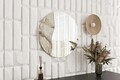 Oglinda decorativa, Siam, Oula, 60x60x2 cm, MDF , Marmura