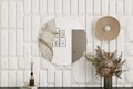Oglinda decorativa, Siam, Oula, 60x60x2 cm, MDF , Marmura