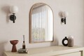 Oglinda decorativa, Siam, Brilya, 60x90x2 cm, MDF , Stejar