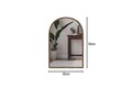 Oglinda decorativa, Siam, Brilya, 60x90x2 cm, MDF , Maro