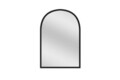 Oglinda decorativa, Siam, Brilya, 60x90x2 cm, MDF , Negru