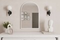 Oglinda decorativa, Siam, Brilya, 60x90x2 cm, MDF , Alb