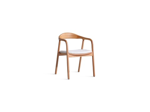 Scaun, Fairfax, Alessa, 54x76x68 cm, Lemn de fag, Natural