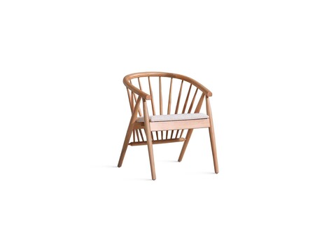 Scaun, Fairfax, Rizoma, 57x76x58 cm, Lemn de fag, Natural