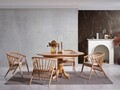 Set masa extensibila si 4 scaune, Hanah Home, Eva, Natural