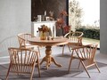 Set masa extensibila si 4 scaune, Hanah Home, Eva, Natural
