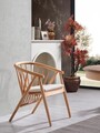 Set masa extensibila si 4 scaune, Hanah Home, Eva, Natural