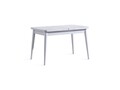 Set masa extensibila si 4 scaune, Hanah Home, Milla, Alb