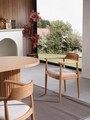 Set masa si 4 scaune, Hanah Home, Napoli, Natural
