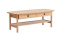 Masuta de cafea, Howard, Daisy, 120x55x45 cm, MDF , Natural/Lemn
