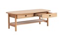 Masuta de cafea, Howard, Daisy, 120x55x45 cm, MDF , Natural/Lemn