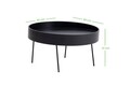 Masuta de cafea, Hanah Home, Ilo, Antracit