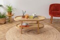 Masuta de cafea, Howard, Nala 42, 91x42x36 cm, Corp din 100% lemn de frasin, Natural