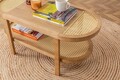 Masuta de cafea, Howard, Nala 42, 91x42x36 cm, Corp din 100% lemn de frasin, Natural