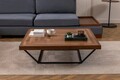 Masuta de cafea, Howard, Cora, 100x32x100 cm, MDF , Maro