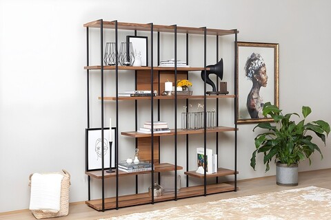 Corp biblioteca, Howard, Cooper, 170x180x35 cm, PAL, Maro