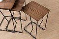 Set masute 3 piese, Howard, Ren, MDF , Maro