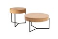 Set masute 2 piese, Howard, Islo, MDF , Natural