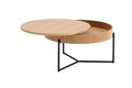 Set masute 2 piese, Howard, Islo, MDF , Natural