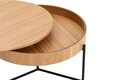 Set masute 2 piese, Howard, Islo, MDF , Natural