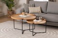 Set masute 2 piese, Howard, Mandy, MDF , Natural