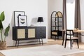 Consola, Howard, Nala 160, 160x90x40 cm, PAL, Negru