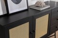 Consola, Howard, Nala 160, 160x90x40 cm, PAL, Negru