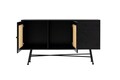 Consola, Howard, Nala 160, 160x90x40 cm, PAL, Negru