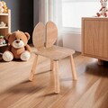 Scaun de masa pentru bebelusi, Hanah Home, BLTYZ-AKTV042, 30x57x30 cm, Stejar