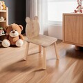 Scaun de masa pentru bebelusi, Hanah Home, BLTYZ-AKTV043, 30x55x30 cm, Stejar