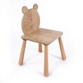Scaun de masa pentru bebelusi, Hanah Home, BLTYZ-AKTV043, 30x55x30 cm, Stejar