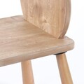 Scaun de masa pentru bebelusi, Hanah Home, BLTYZ-AKTV043, 30x55x30 cm, Stejar