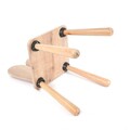 Scaun de masa pentru bebelusi, Hanah Home, BLTYZ-AKTV043, 30x55x30 cm, Stejar