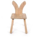Scaun de masa pentru bebelusi, Hanah Home, BLTYZ-AKTV046, 30x57x30 cm, Stejar
