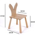 Scaun de masa pentru bebelusi, Hanah Home, BLTYZ-AKTV046, 30x57x30 cm, Stejar