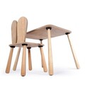 Set masa si scaun pentru copii, Hanah Home, BLTYZ-AKTV061, Stejar