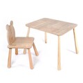 Set masa si scaun pentru copii, Hanah Home, BLTYZ-AKTV063, Stejar