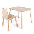 Set masa si scaun pentru copii, Hanah Home, BLTYZ-AKTV063, Stejar