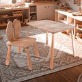 Set masa si scaun pentru copii, Hanah Home, BLTYZ-AKTV064, Stejar