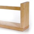 Raft de perete, Rosewood, BLTYZ-AKTV039, Lemn masiv de pin, Stejar