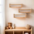 Raft de perete, Rosewood, BLTYZ-AKTV040, Lemn masiv de pin, Stejar