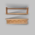 Raft de perete, Rosewood, BLTYZ-AKTV038 , Lemn masiv de pin, Stejar