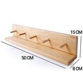 Raft de perete, Rosewood, BLTYZ-AKTV038 , Lemn masiv de pin, Stejar