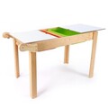 Masa pentru copii, Rosewood, BLTYZ-AKTV0150, 83x54x49 cm, Lemn masiv de pin, Stejar