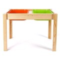Masa pentru copii, Rosewood, BLTYZ-AKTV020, 73x54x49 cm, Lemn masiv de pin, Stejar