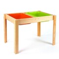 Masa pentru copii, Rosewood, BLTYZ-AKTV020, 73x54x49 cm, Lemn masiv de pin, Stejar