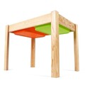 Masa pentru copii, Rosewood, BLTYZ-AKTV020, 73x54x49 cm, Lemn masiv de pin, Stejar