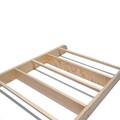 Corp biblioteca, Rosewood, BLTYZ-AKTV033 , 120x8x50 cm, Lemn masiv de pin, Stejar